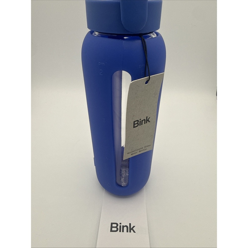 Bink 21 oz Day Bottle Cobalt Blue  - Borosilicate Glass Brand New With Tags NWT